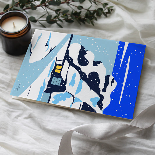 Greeting card "Snowy"