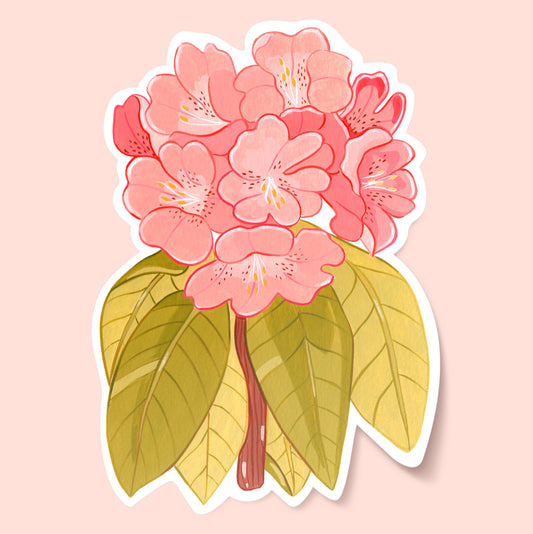 Rhododendron sticker
